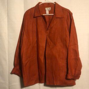 Burnt Orange Coldwater Creek jacket size L